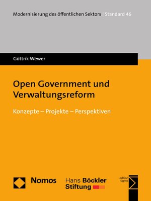 cover image of Open Government und Verwaltungsreform